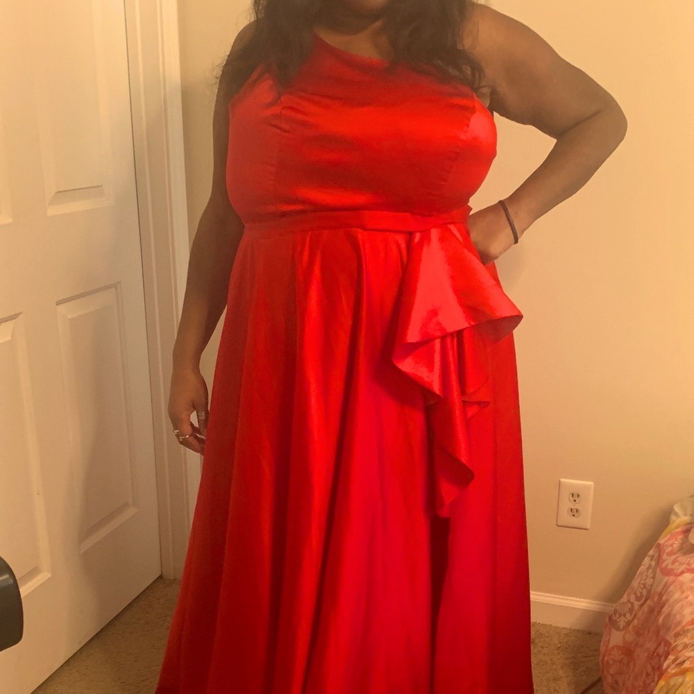 Red Formal gown